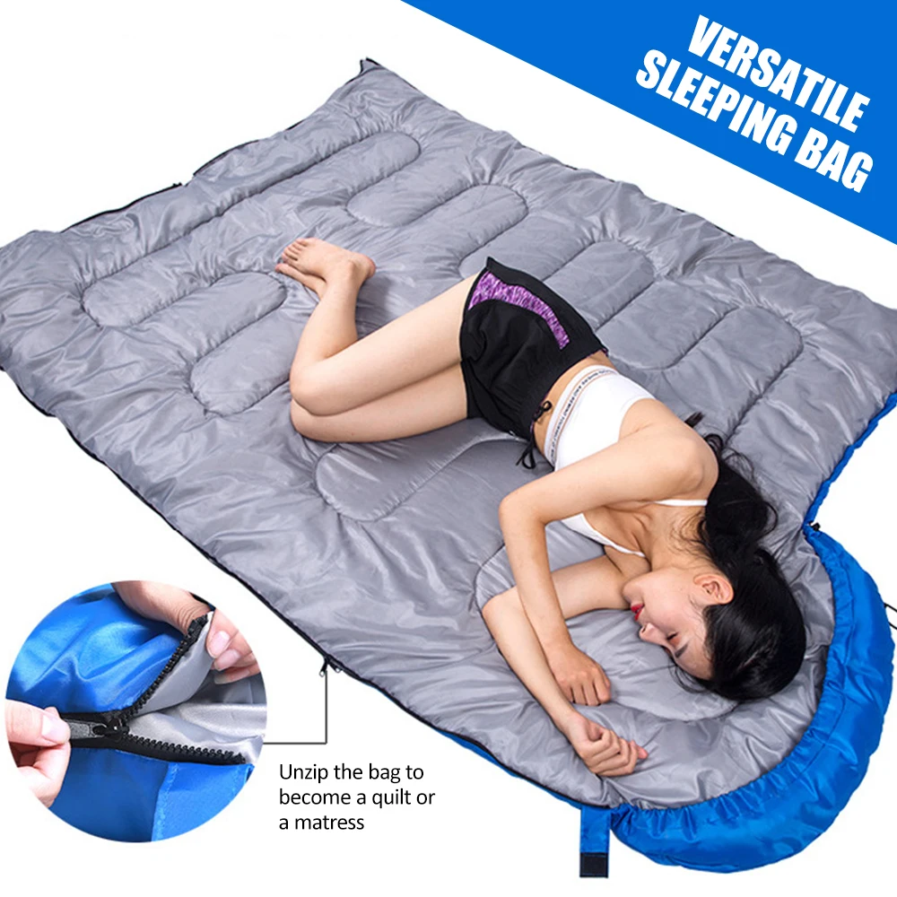 Новый легкий конверт спальный мешок три сезона теплый открытый кемпинг