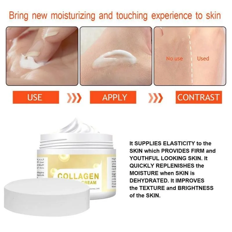 

30ml / 80ml Collagen Face Cream Moisturizing Whitening Skin Care Anti Firming Lifting Cream