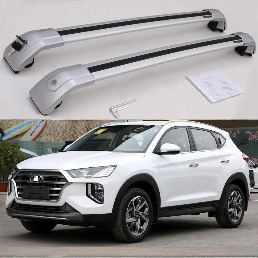 Новинка серебристый багажник на крышу для Hyundai Tucson 2016 2017 2018 2019|Багажники крыши