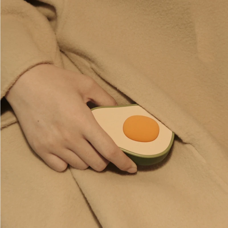 Зимний Карманный обогреватель для рук с авокадо 4000 мАч Электрический