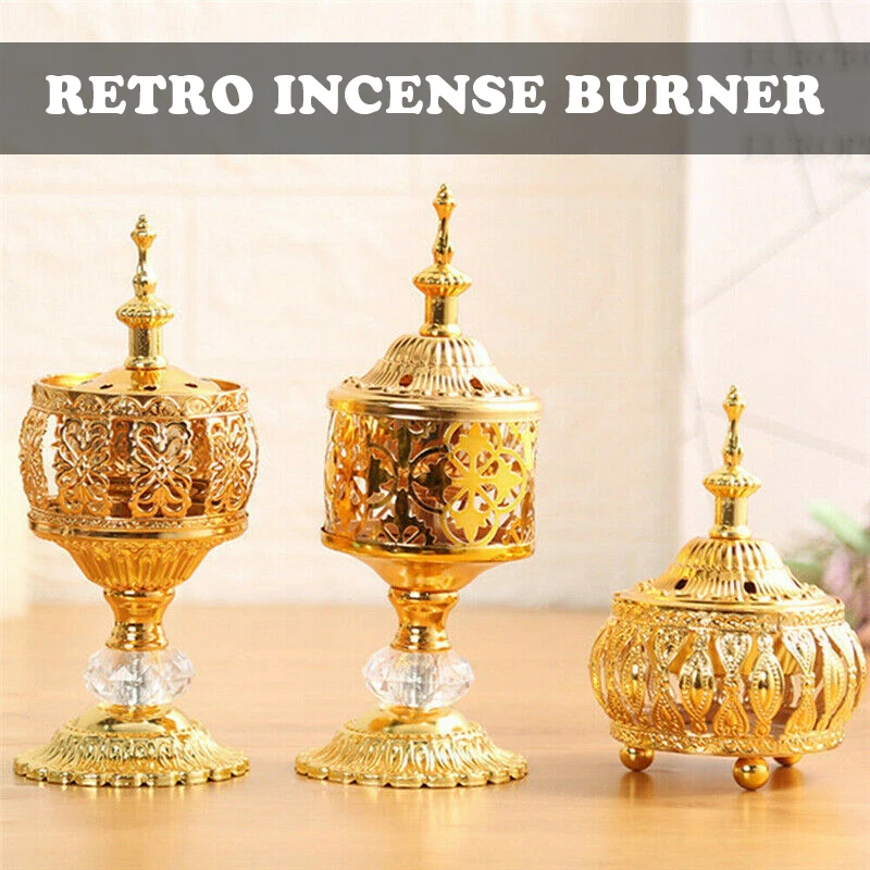 

Middle East European Style Incense Burner For Home Decor Ornament Crafts Traditional Arabian Style Fragrances Diffuser