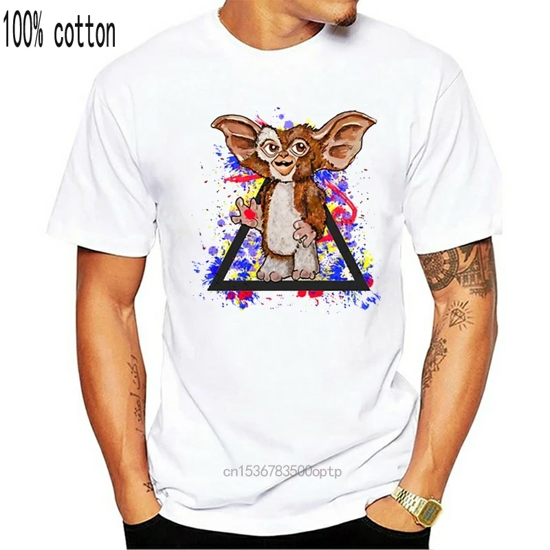 

Футболка Gremlins Gizmo с коротким рукавом для мужчин и женщин, Мужская футболка с круглым вырезом, новейшая графическая Мужская футболка, Мужская...