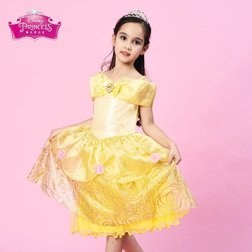Disney/платье принцессы для маленьких девочек платья маленькой красивое платье