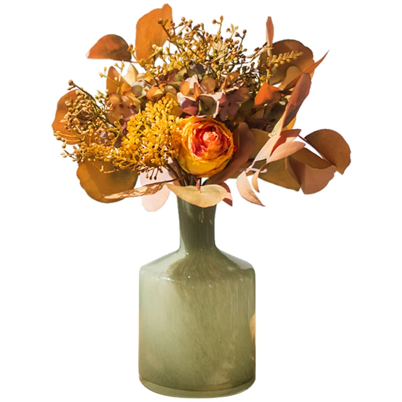 

Non Woven Fabrics Flower Artificial Flower Bouquet Living Room Bouquet Set Table Sztuczne Kwiaty Artificial Decorations EF50SF