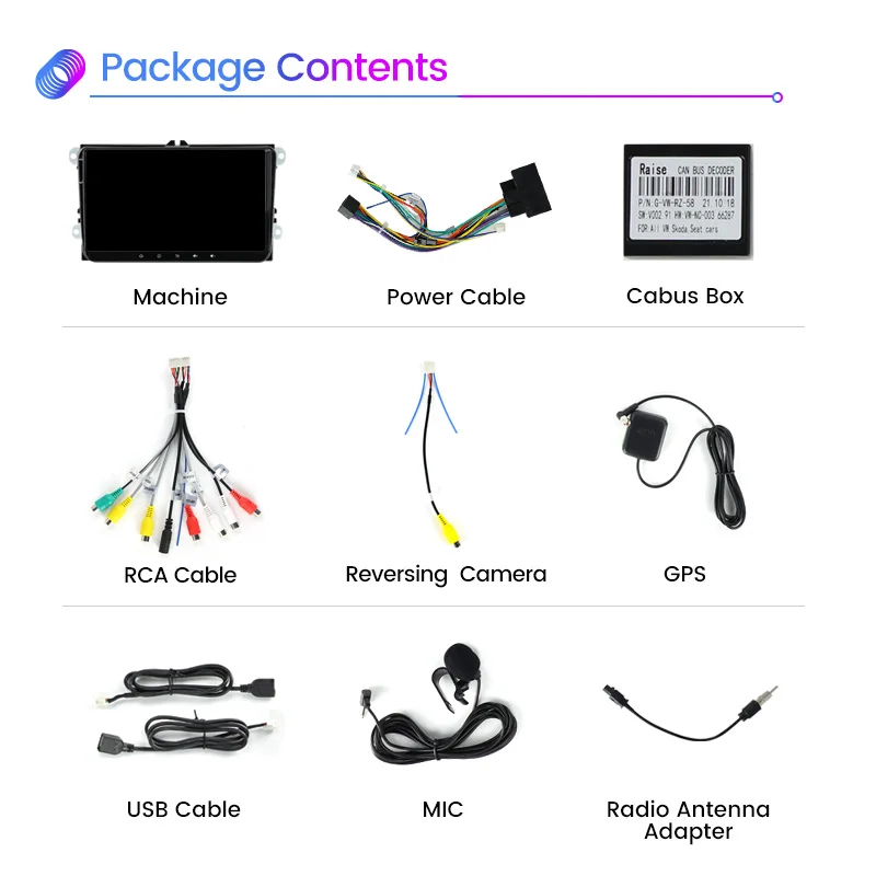 Android 11 Carplay 2 din Автомобильный Радио Видео плеер для Фольксваген Гольф Поло Tiguan CC