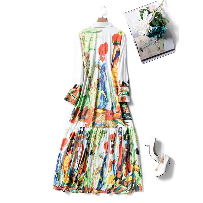 Высокое качество осень 2019 новое модное Роскошное дизайнерское подиумное платье