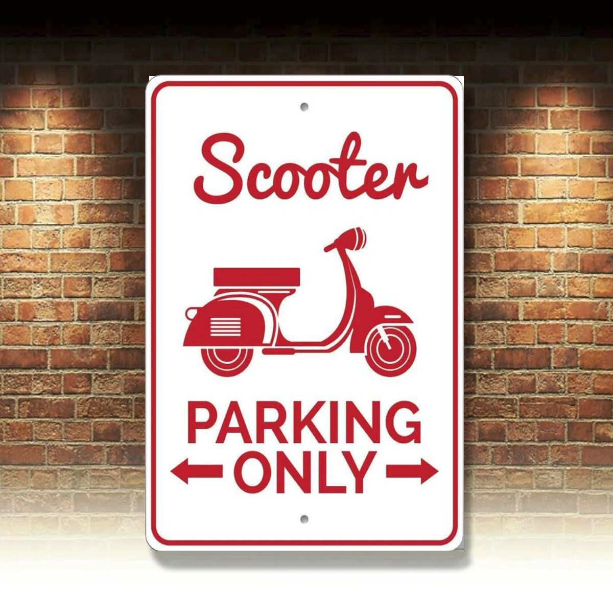 

Стояночный знак для скутера, знак для скутера, подарок для скутера