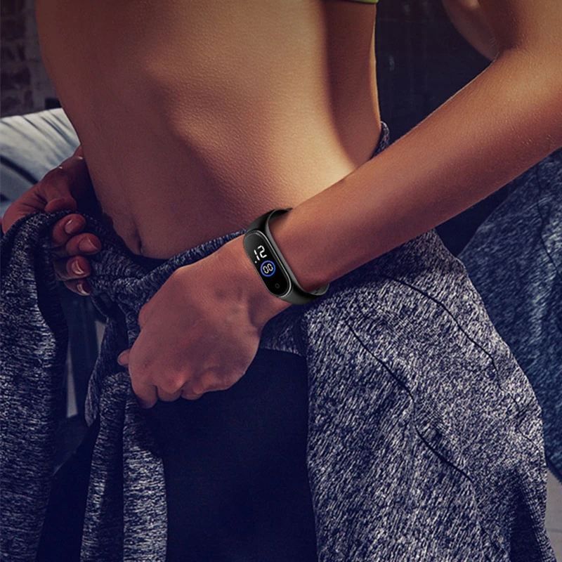 Модные мужские и женские светодиодные часы унисекс цифровые электронные Hodinky