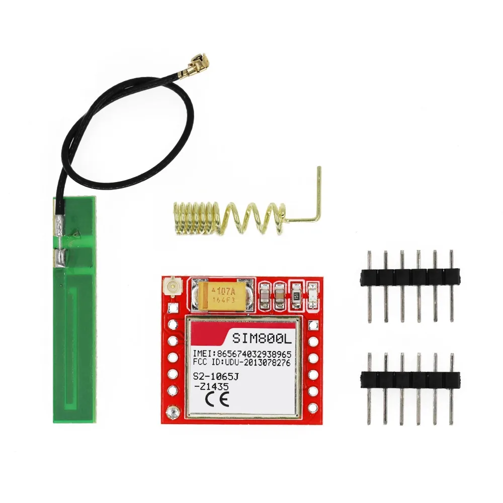 Маленький модуль SIM800L GPRS GSM комплект карта MicroSIM Core BOard Quad-band ttl последовательный