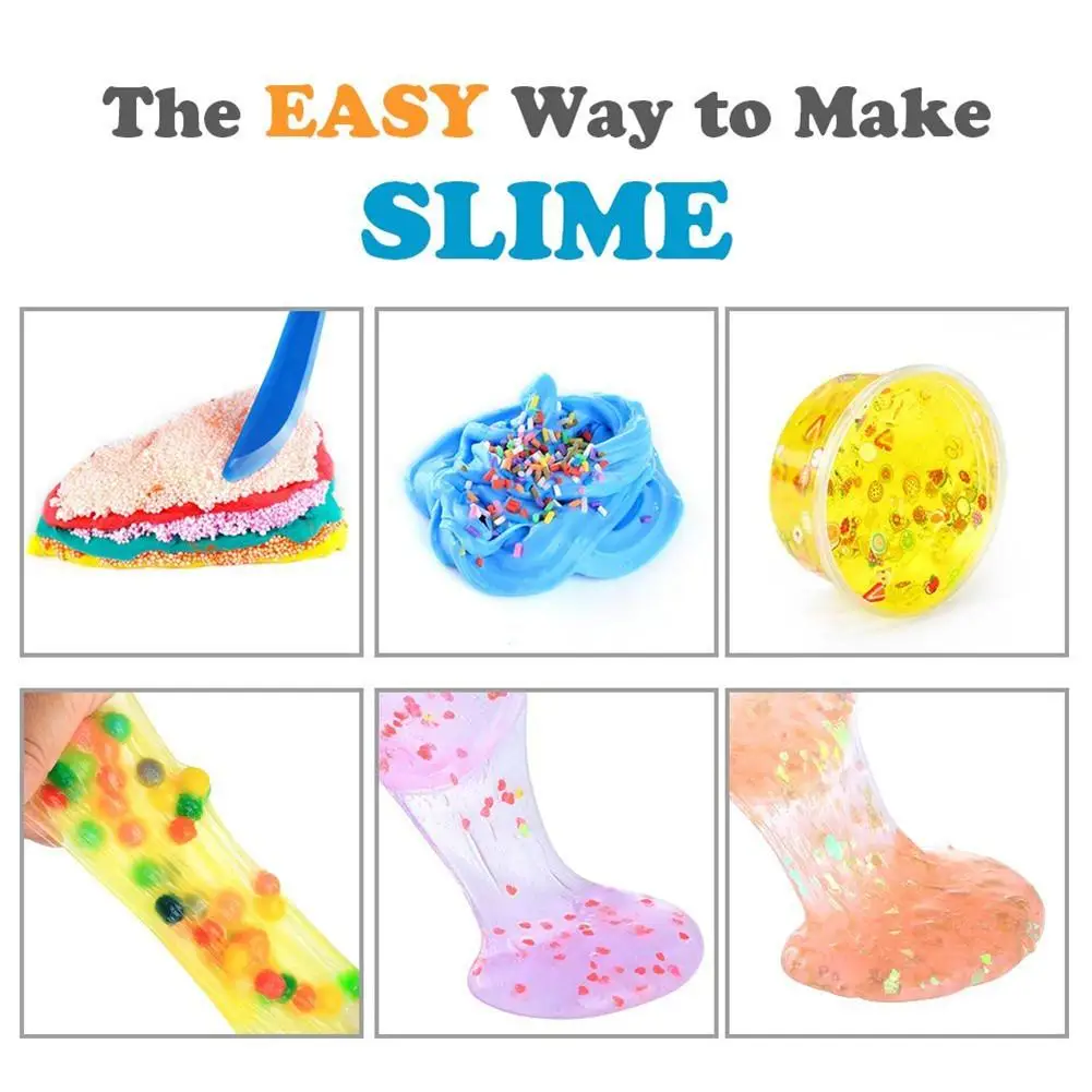 Sli-me-Kit de fabricaci&oacute;n de bolas de espuma, conjunto de cuentas para pecera, estilo carta, suministros, 96 paquetes-1