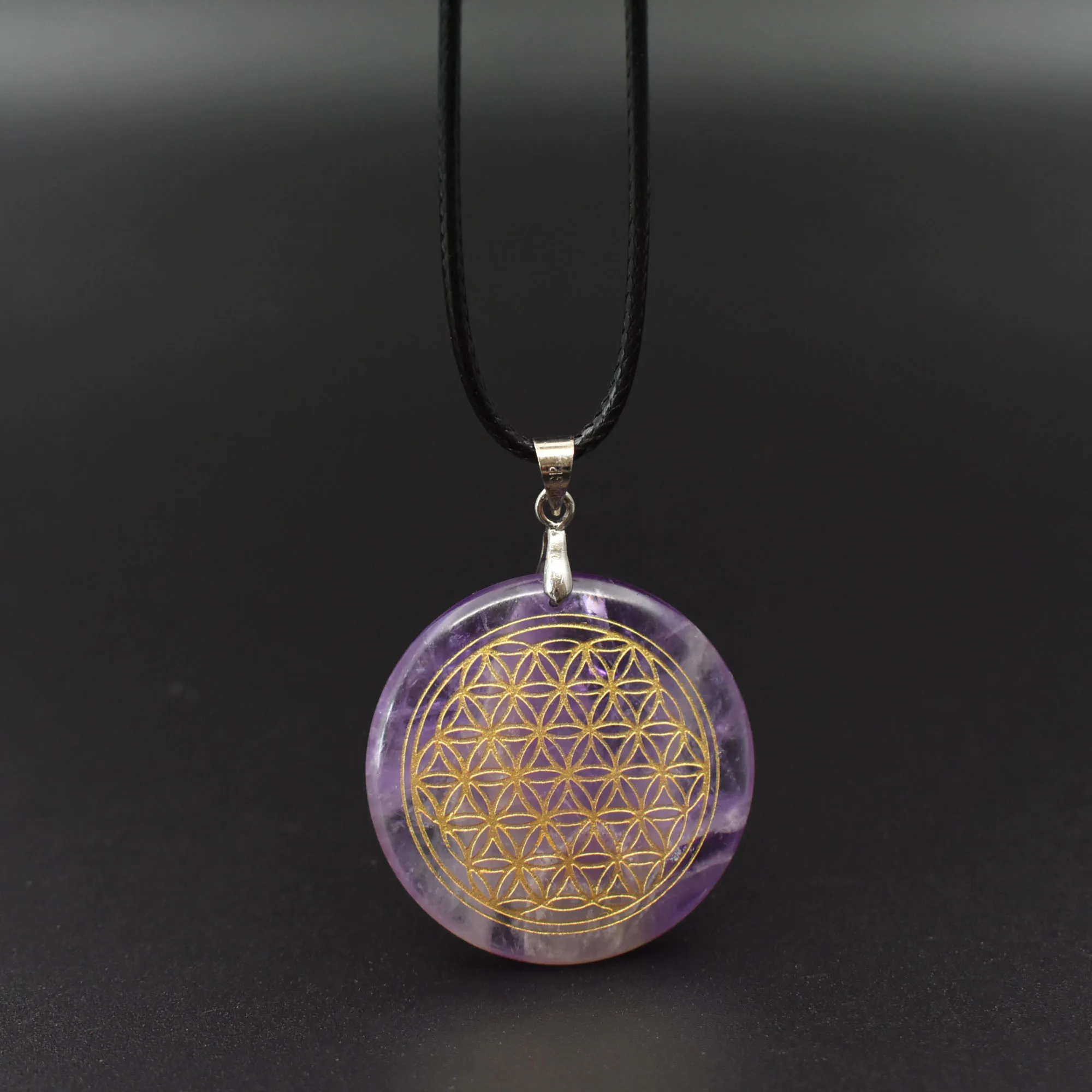 30 мм высокое качество натуральный камень кварц белый кристалл подвеска Маятник