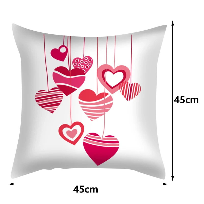 

Valentines Day Pillow Covers 18X18 Inch, Valentines Day Decor for the Home, Valentines Day Decor Red Holiday Pillows