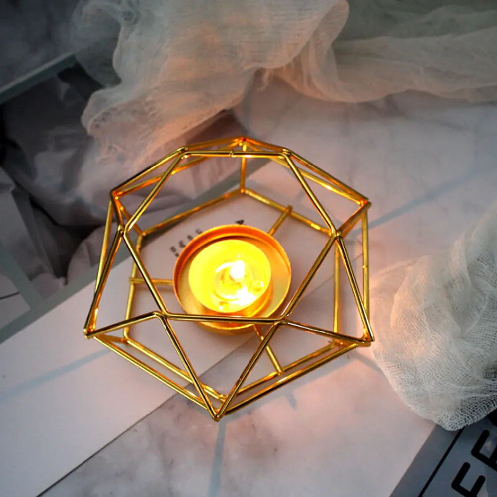 Подсвечник орнамент геометрический минималистский декор свадебный домашний