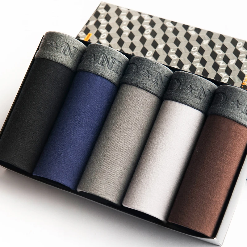 5 шт./лот мужские трусы-боксеры нижнее белье сексуальное мужское короткое