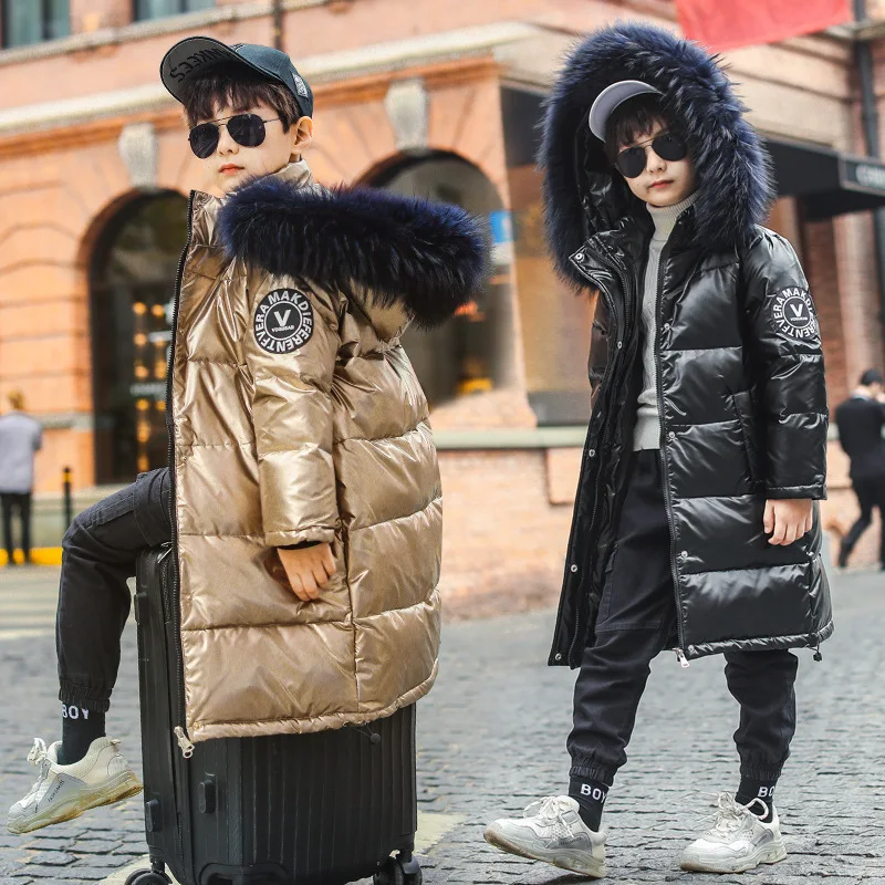 

-30 degrees winter down jacket girls clothes 2020 Children Clothing kids boys outerwear coats parka waterproof snowsuit 3-13 T