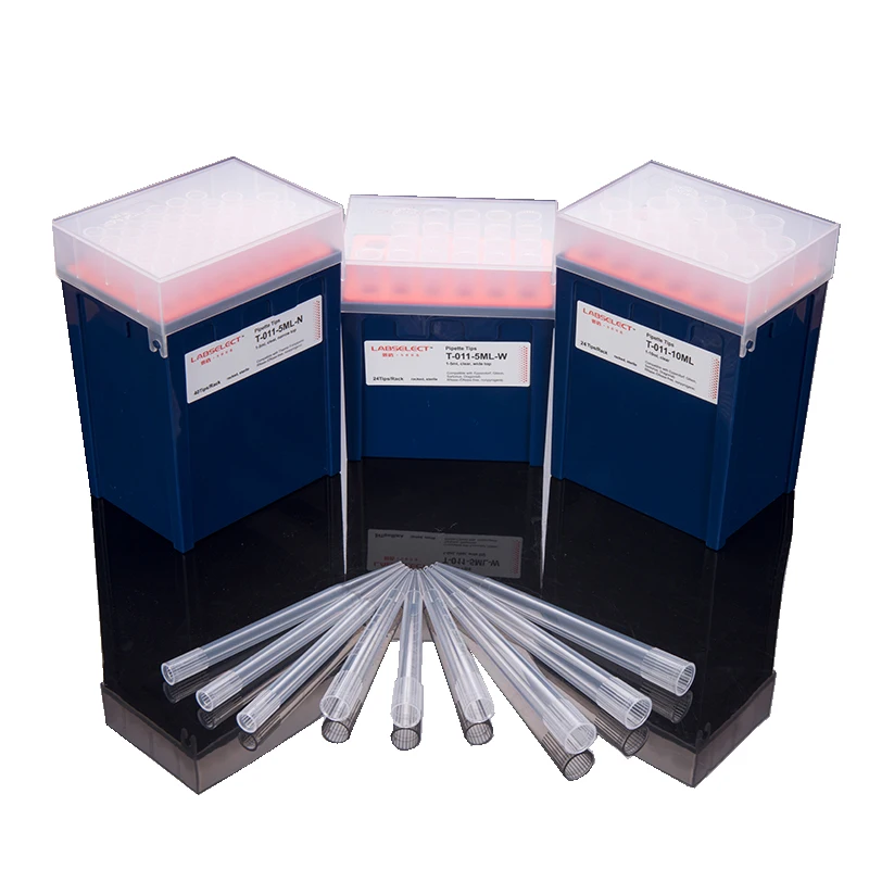 Стерилизованные наконечники пипетки в коробке 5 мл/10 мл универсальные белые