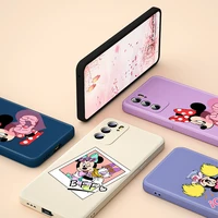 mickey donald disney couple phone case for oppo reno 6 5 5k 5f 4f 4z 4 3 2 2f 2z z pro plus lite 5g liquid silicone soft cover