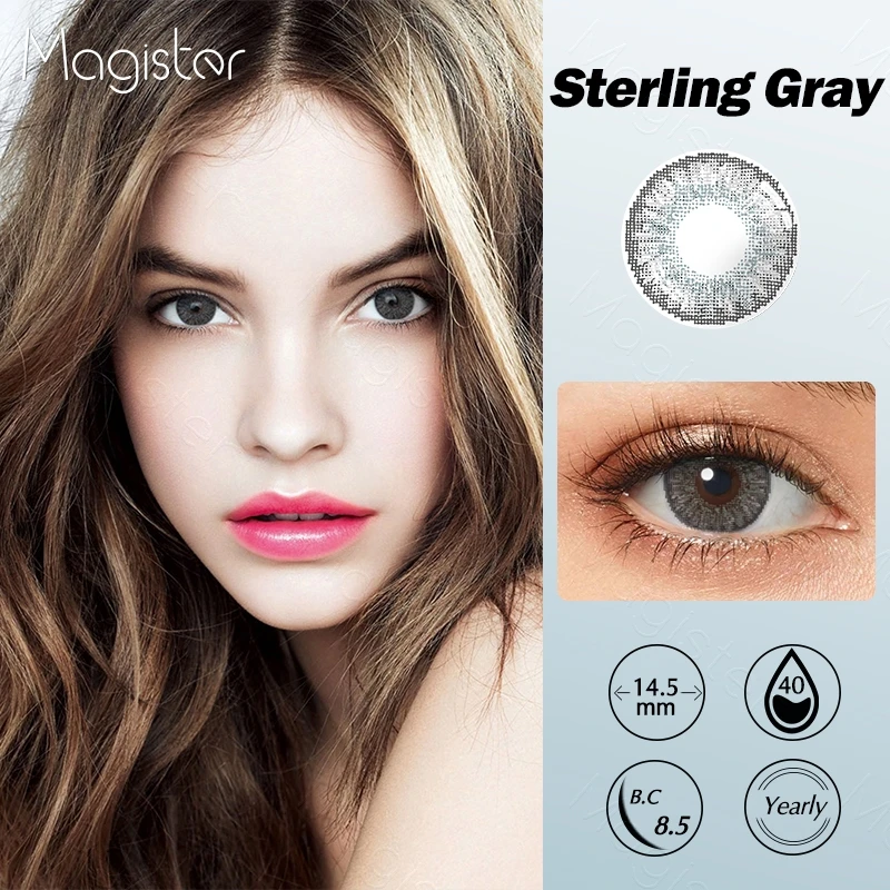 Colored Yearly Eye Contacts 3 Tone Contact Lenses