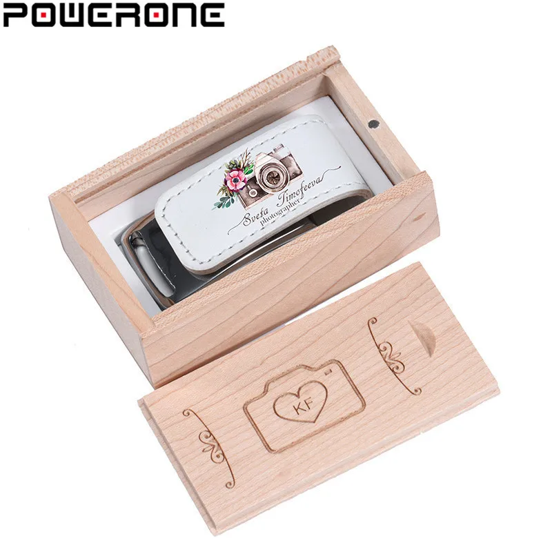 Флэш-накопитель POWERONE с логотипом компании usb 2 0 64 ГБ 32 4 8 16 Usb + коробка (1 шт.