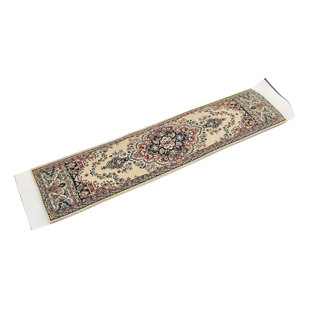 

1/12 Scale Dollhouse Woven Embroidery Rug Carpet Rug Room Decor