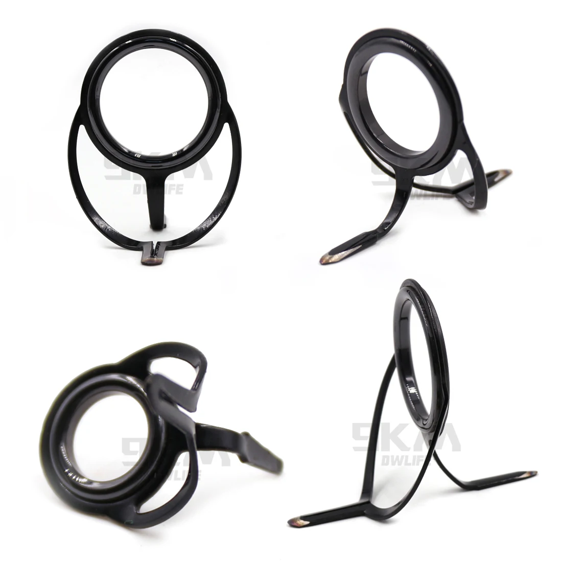 100Pcs Fishing Rod Repair Kit Spinning Rod Building Components Stainless Steel Casting Fishing Rod Guides Replacement Set 4~38mm