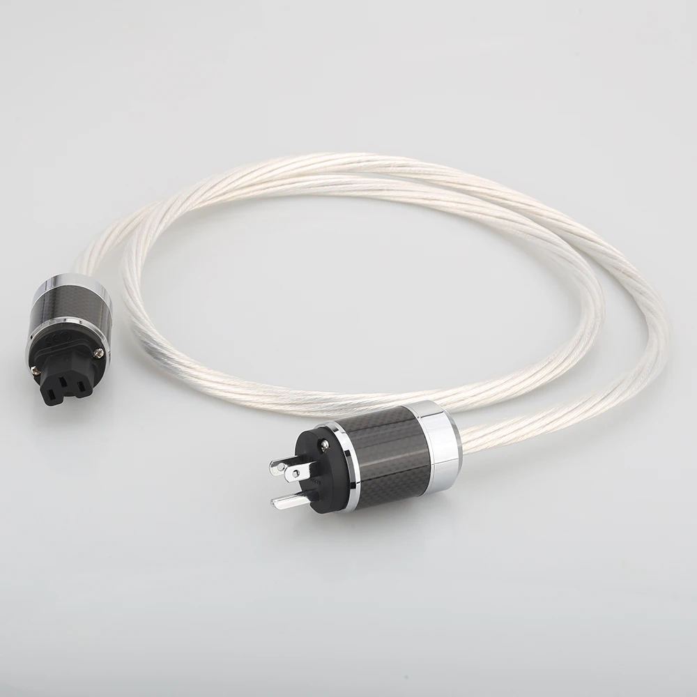 Кабель питания Audiocrast 6N OCC с посеребренным покрытием версия US /EU HiFi AC для усиления