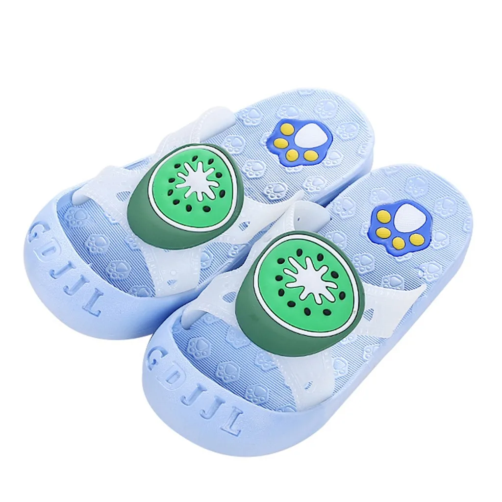 Детские тапочки для малышей Милые летние пляжные с фруктовыми лапами мальчиков и