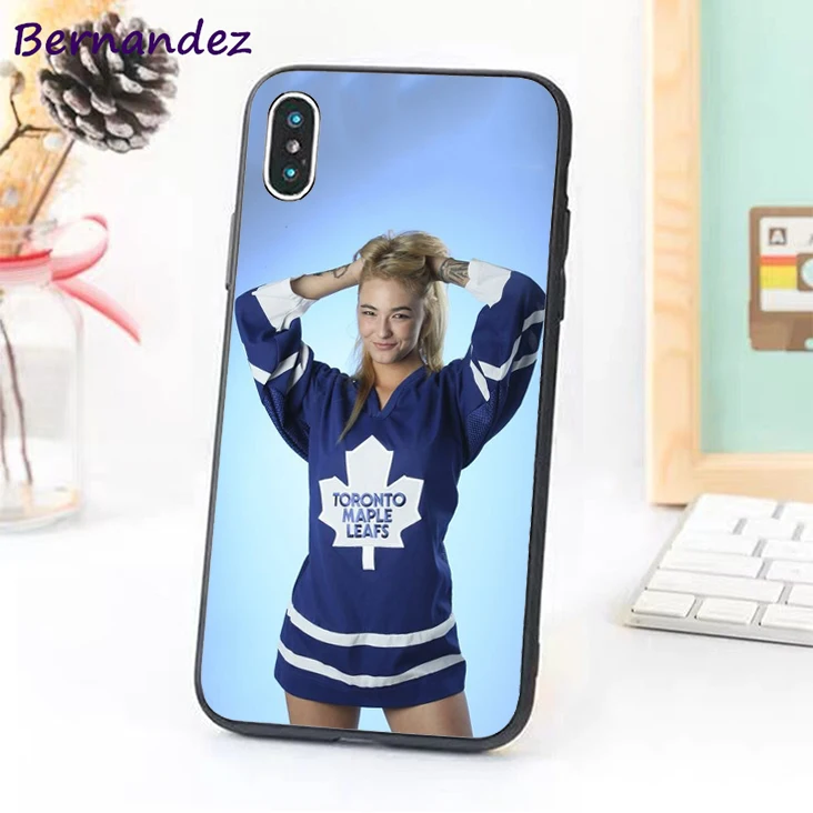 Бежевый Bernandez 5 5S, SE, 6, 6 S, TPU чехол для телефона чехол для iPhone 7 8 Plus X Xs Max XR Торонто Мэйпл Лифс - Цвет: Бежевый