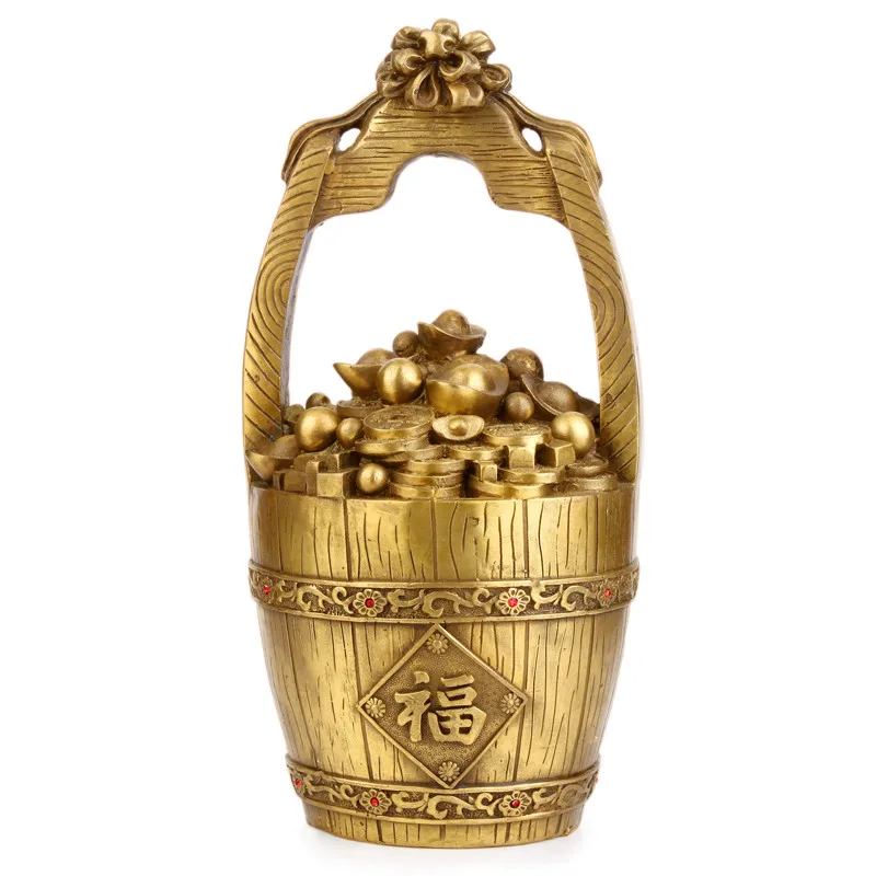 Кастрюля из золота и меди золотые украшения украшение для домашнего интерьера