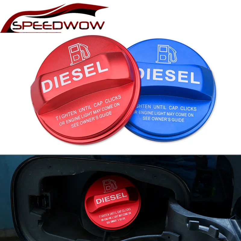 SPEEDWOW Алюминиевый автомобильный бензиновый дизельный топливный бак крышка Sricker