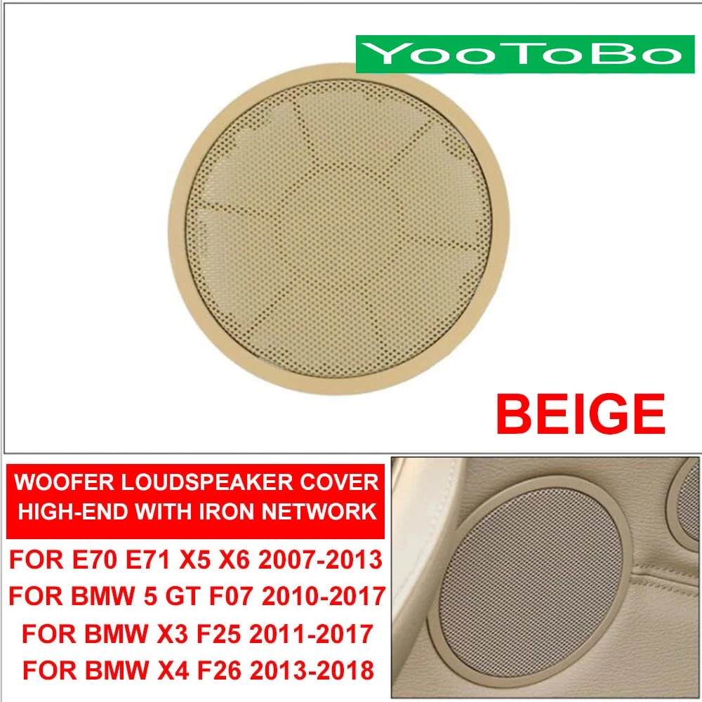 

Внутренний сабвуфер для передней и задней двери, звуковой громкоговоритель, сменный высококачественный сабвуфер для BMW X5 X6 X3 X4 5GT E70 E71 E72 F25 F26 F07