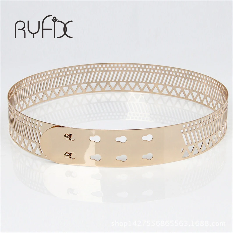 Ремень с металлическим зеркальным покрытием для женщин ширина 4 см 2020|mirror waist