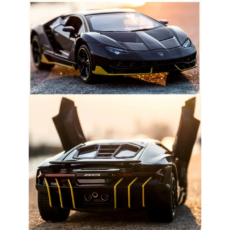 Автомобиль Lamborghinis LP770 750 1:32 модель спортивного автомобиля из сплава литой звук