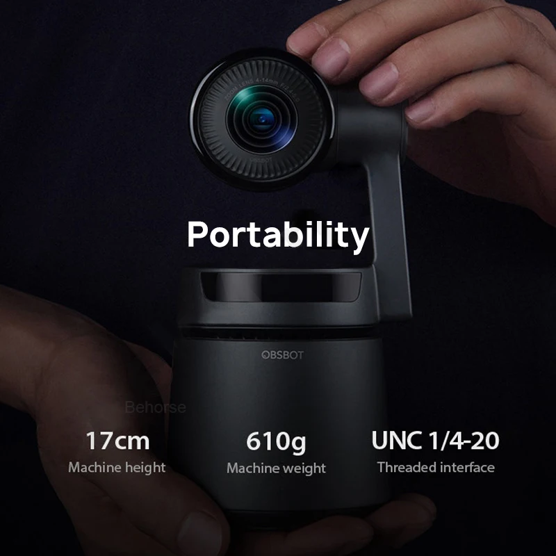OBSBOT хвост AI камера трек авто зум 3 оси карданный 4k 60fps Автоматический зум робот отслеживание селфи видео камера