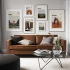 Абстрактный национальный парк плакаты и принты арки Сагуаро Холст Живопись ретро декоративные картинки для гостиной домашний декор