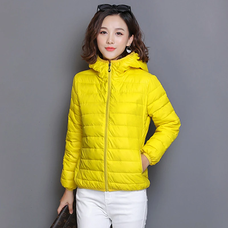 

short Parka women 2019 Winter Jacket Women Coats Hooded Coats Female Slim Parka Cotton Padded Lining Winter Female Coats