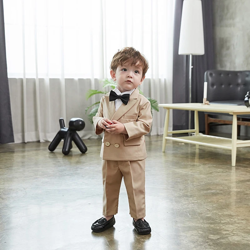 Блейзер для мальчиков детские костюмы деловой костюм одежда маленьких вечерние