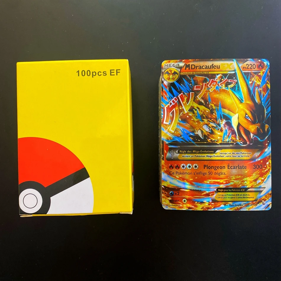 

Pokemon French Shining Card Display Carte Pokmon Francaise Box Cartas V VMAX TAG TEAM GX MEGA EX TAKARA TOMY Playing Game Toy