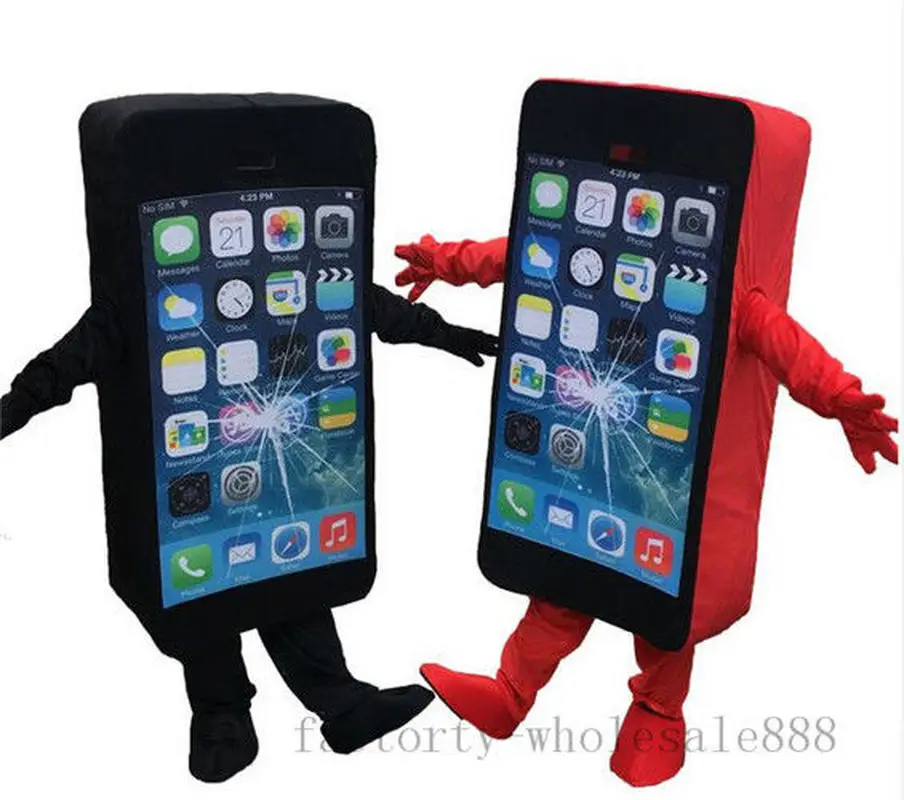 Мобильный телефон сотового телефона рекламы талисман костюмы для