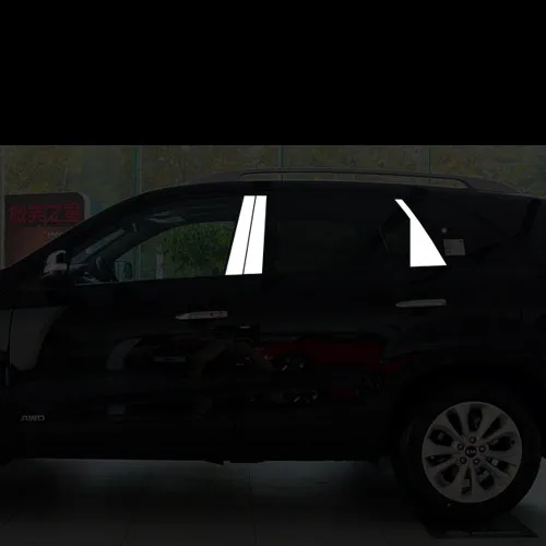 Lsrtw2017 304 нержавеющая сталь окна автомобиля планки для kia sorento 2009 2010 2011 2012 2013 - Название цвета: 6 pcs trims