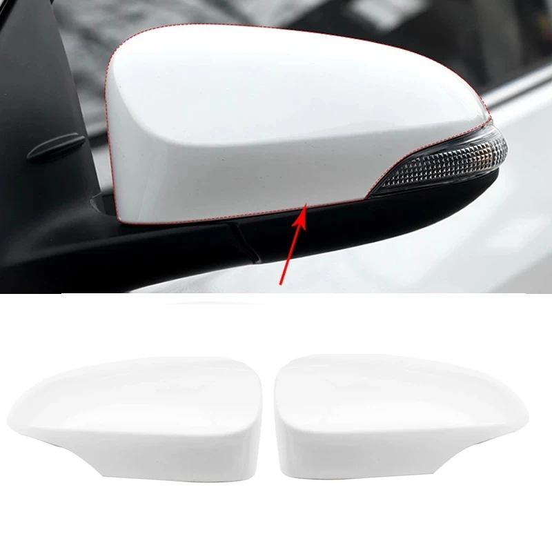 

87945-02930 87915-02930 2Pcs Car Rear View Mirror Cover Cap for Toyota Corolla 2014 2015 2016 2017