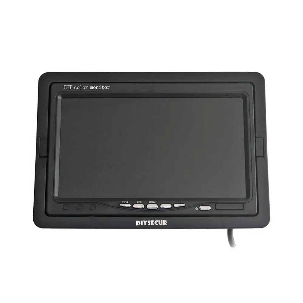 DIYSECUR DC12V-24V 7 &quotTFT LCD задний вид автомобиля монитор с дистанционным управлением