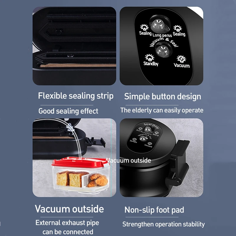 Вакуумный упаковщик для пищевых продуктов 110 В 220 В|Вакуумные упаковщики| |