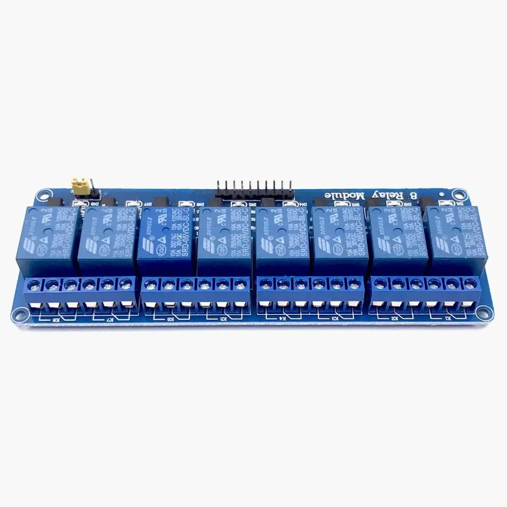 2 шт. 8 канальный DC 5V релейный модуль с Оптрон для Arduino UNO R3 Мега 2560 1280 DSP ARM PIC AVR STM32