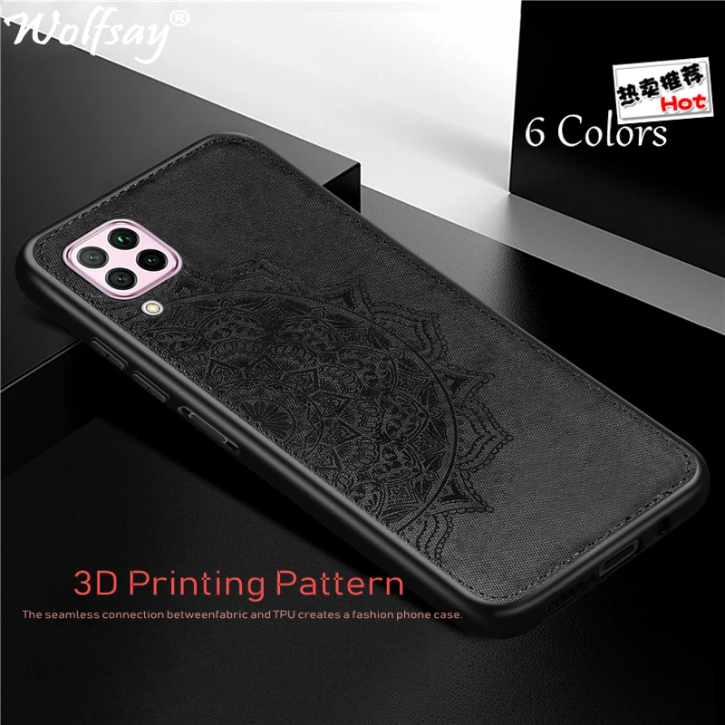 

Хлопковый тканевый чехол для Huawei Nova 7i, тканевый Магнитный силиконовый чехол-бампер для Huawei Nova 7i, чехол для Huawei Nova 7i, 6,4 дюйма