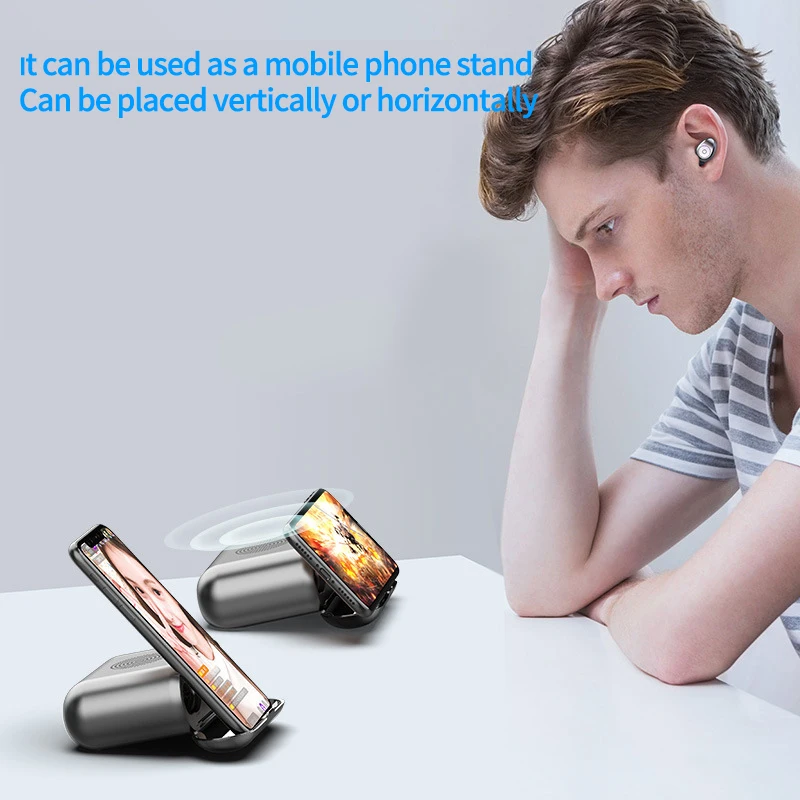 Наушники TWS с шумоподавлением Bluetooth наушники тяжелыми басами беспроводные