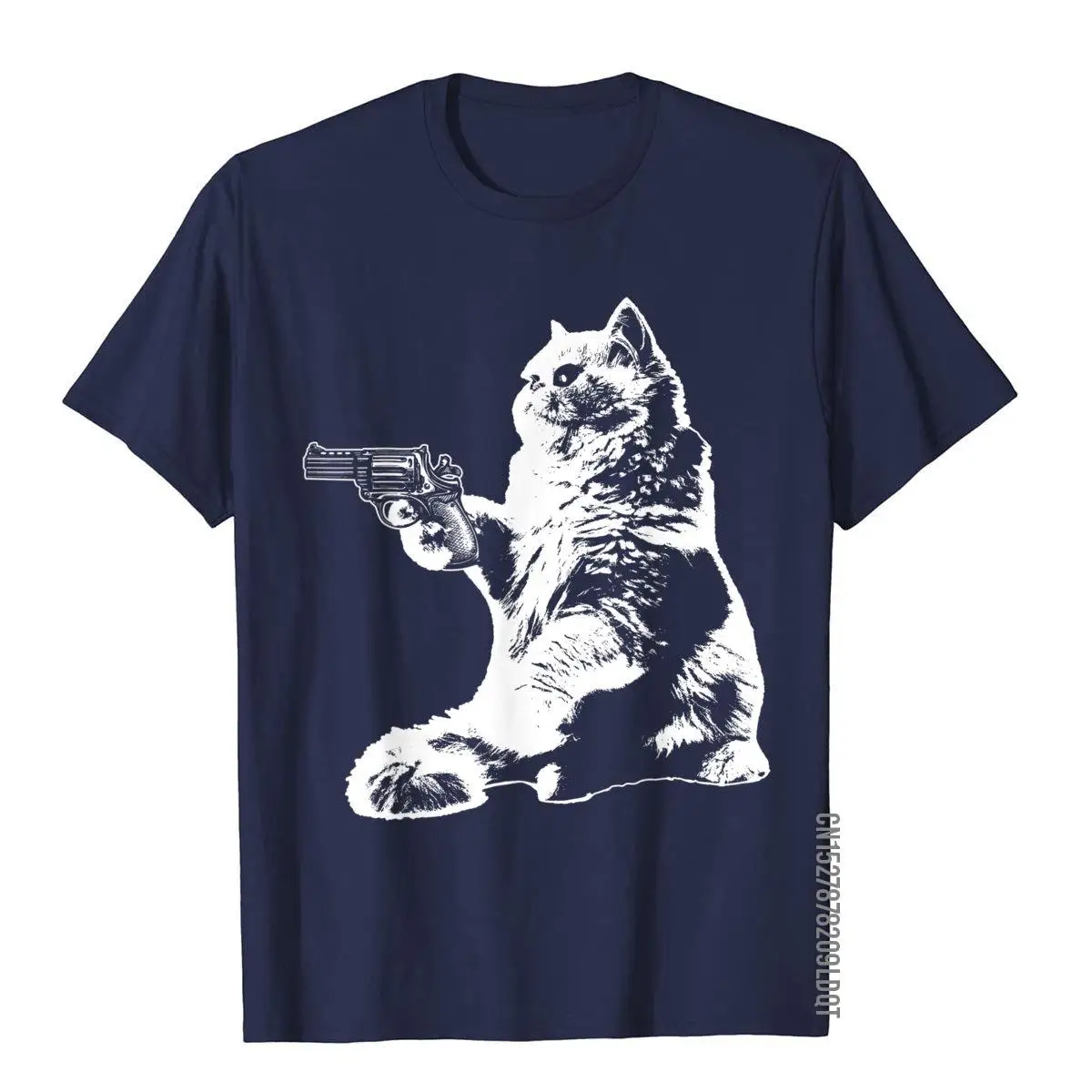 Футболка мужская с коротким рукавом и круглым вырезом х/б