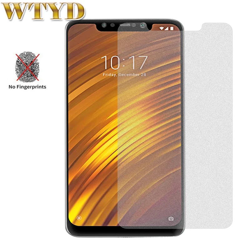 Не-глянцевая матовая закаленная пленка для защиты экрана Xiaomi Pocophone F1.