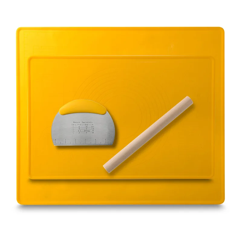 

Food-grade silicone rolling mat set thickened kneading mat, kneading mat, baking mat, chopping board, silicone panel