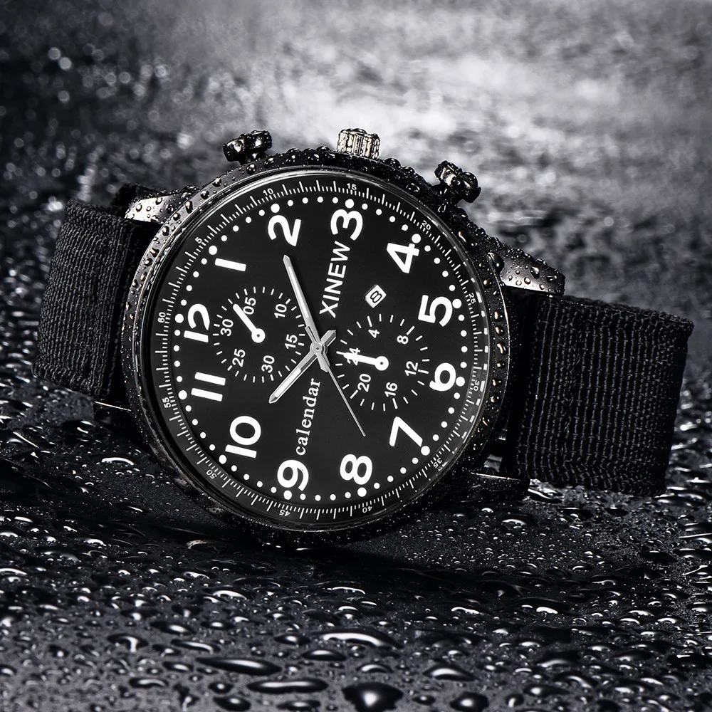 

Sports Men's Watches With Calendar For Man Top Brand Luxury Male Wrist Watches Waterproof Original Quartz Luxury Watches Clock